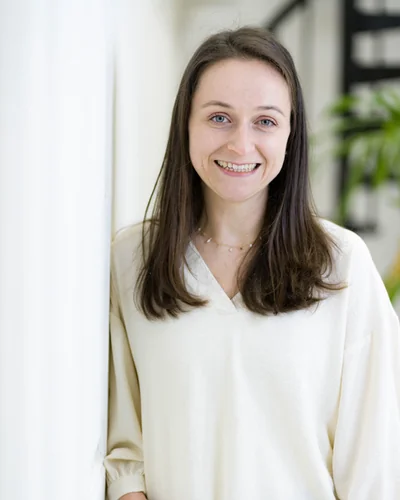 Diätologin Susanne Flandorfer in ihrer Praxis in Wien